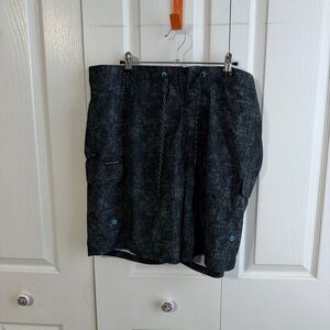 Zeroxposur cargo pocket swim‎ trunks size XL